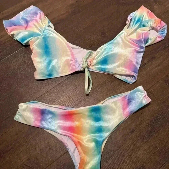 NWT QuintSoul oasis of the sea  bikini S - Picture 2 of 7